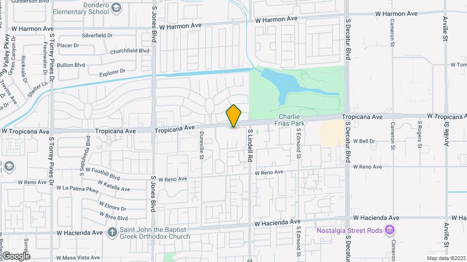 5625 W Tropicana Ave Map and Location Details