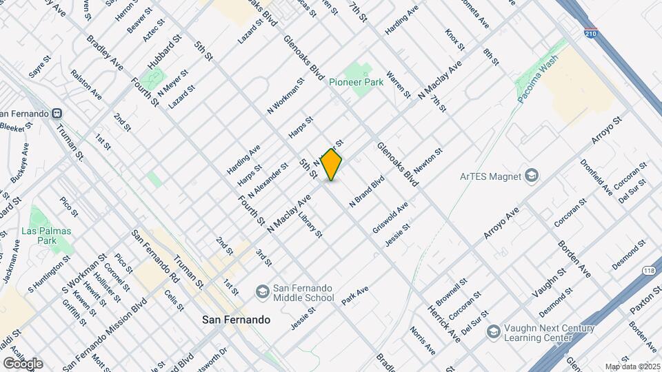 606 N Maclay Ave Map and Location Details