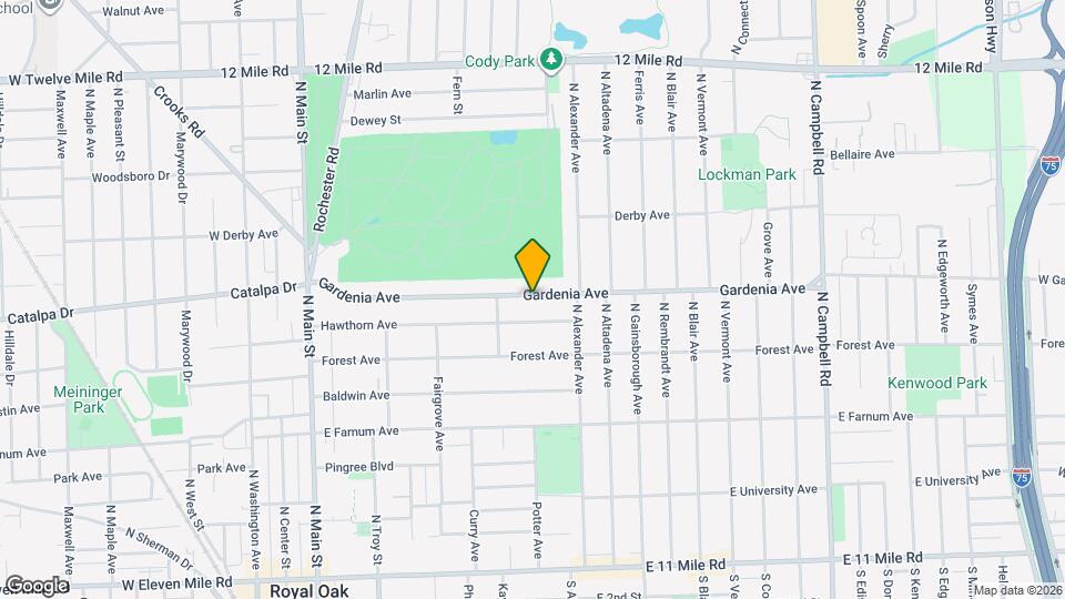 736 Gardenia Ave Mapa y Detalles de la Ubicación