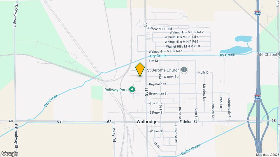 505 N Main St Map and Location Details