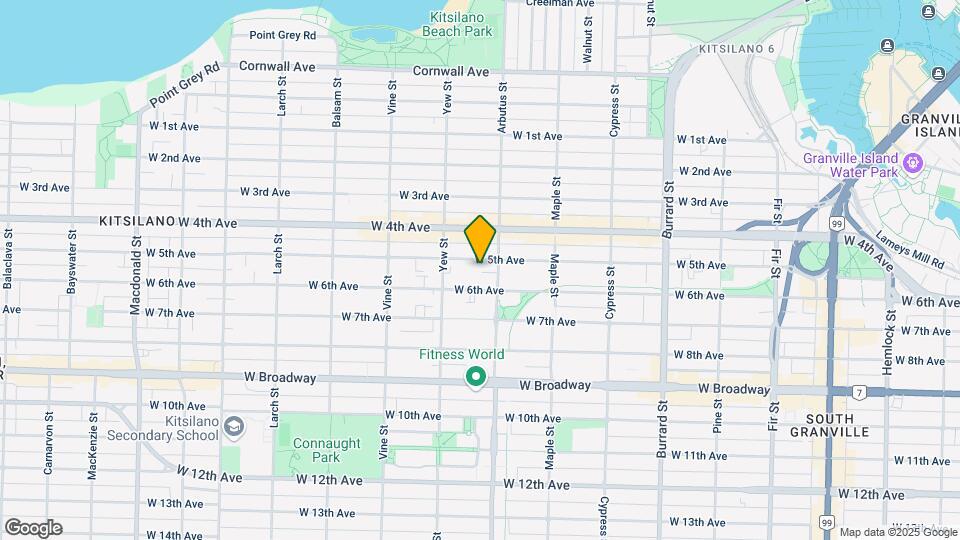 2140 W 5th Ave Map and Location Details