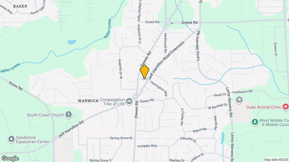 8592 Jeff Hamilton Rd Map and Location Details