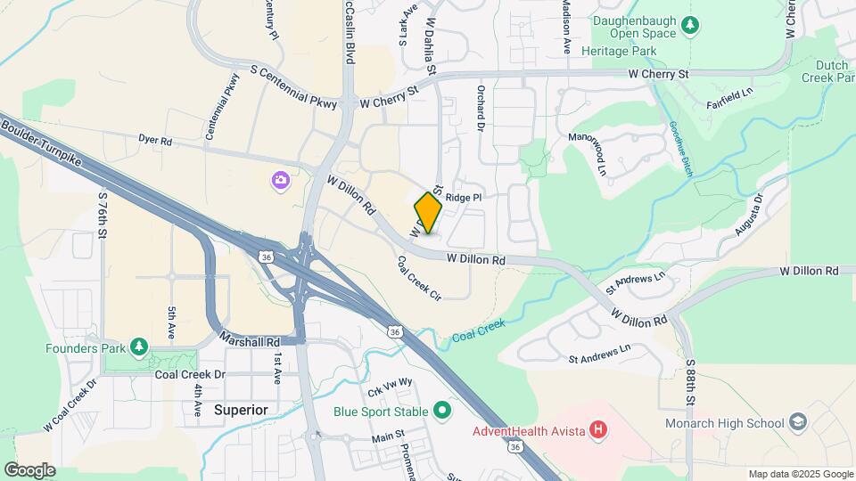 730 Copper Ln Map and Location Details