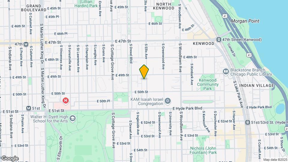 4918 Ellis S Ave, Unit Ellis duplex Map and Location Details