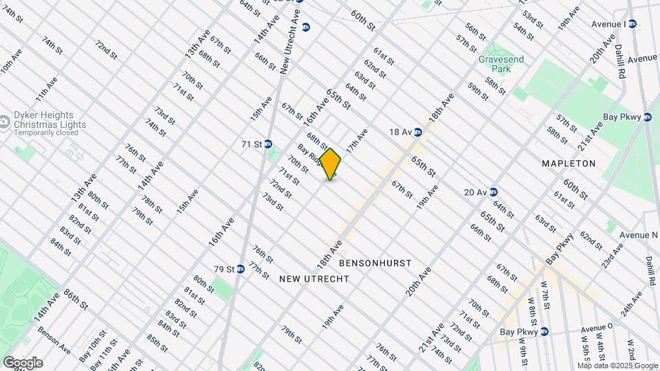 1707 70th St Map and Location Details
