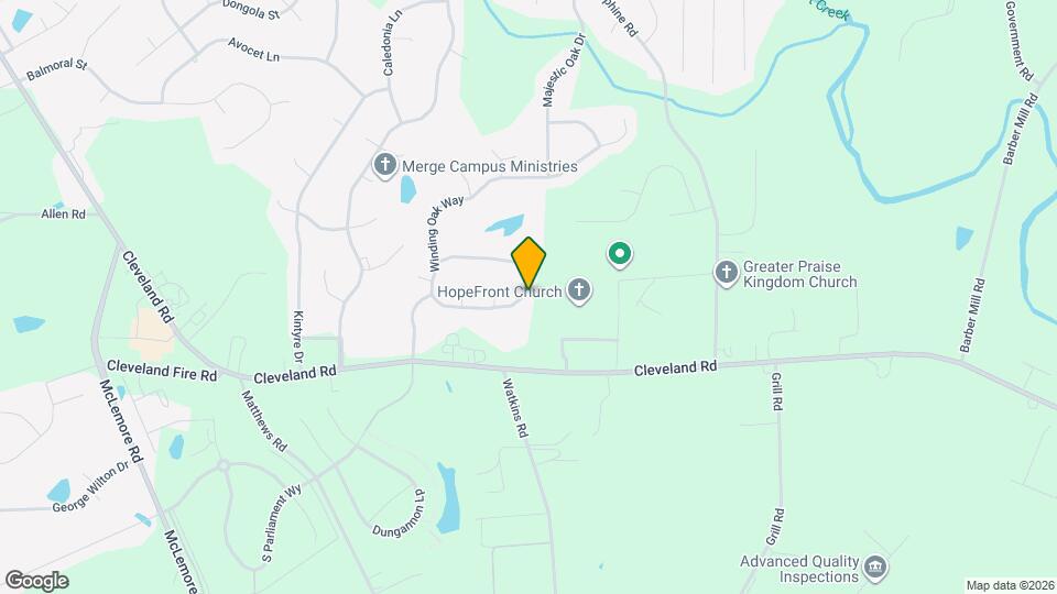 684 Winding Oak Way Map and Location Details