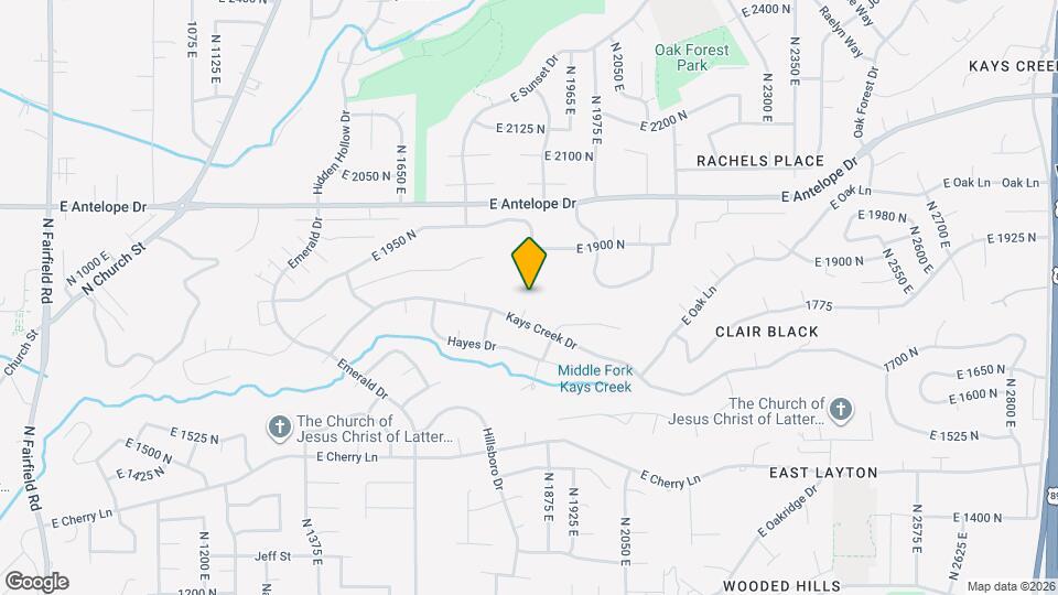 1825 Kays Creek Pl Map and Location Details