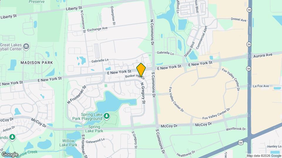 345 N Gregory St Mapa y Detalles de la Ubicación