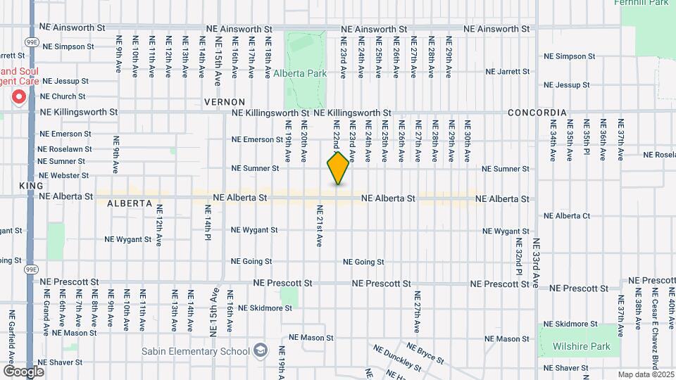 5016-5018 NE 22nd Ave Map and Location Details
