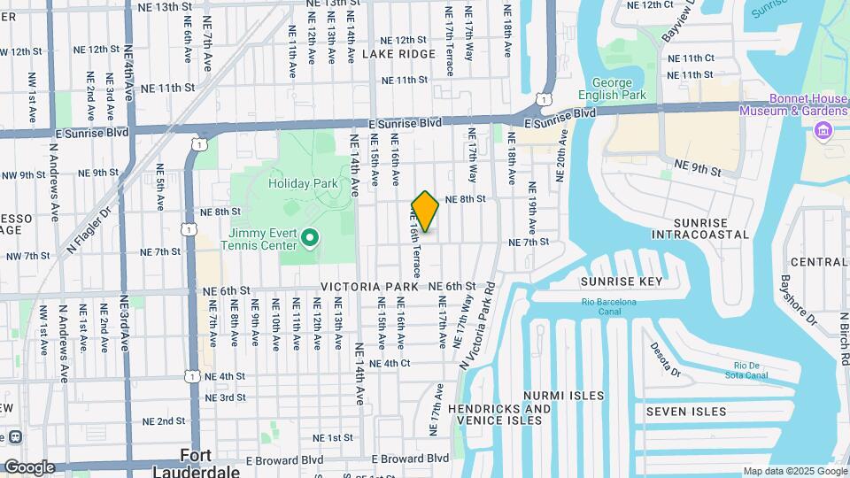 1627 NE 7th St Map and Location Details