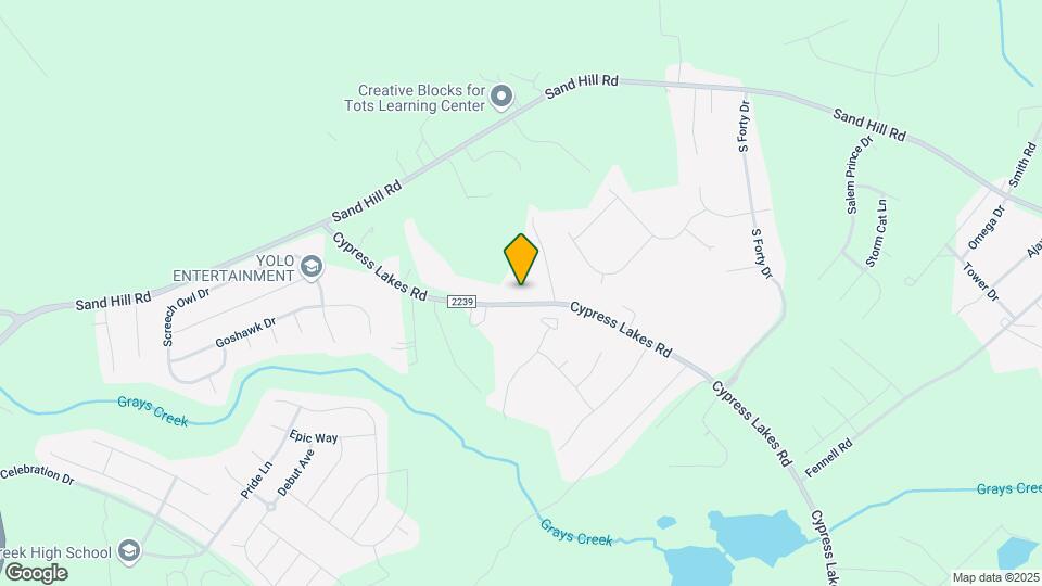 1401 Cypress Lakes Rd Map and Location Details