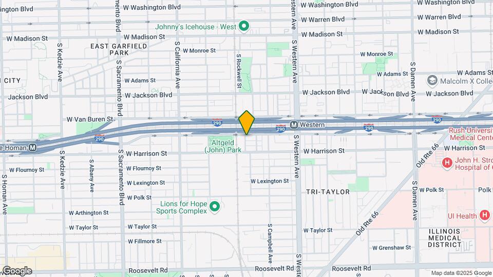 2545 W Congress Pkwy Map and Location Details