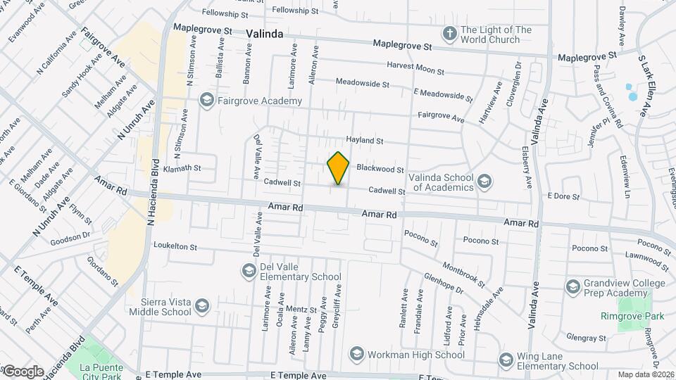 15858 Cadwell St Map and Location Details