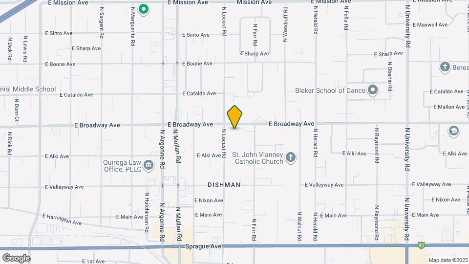 9518 E Broadway Ave Mapa y Detalles de la Ubicación