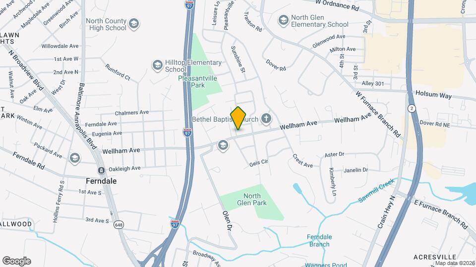 508 Wellham Ave, Unit Basement Mapa y Detalles de la Ubicación