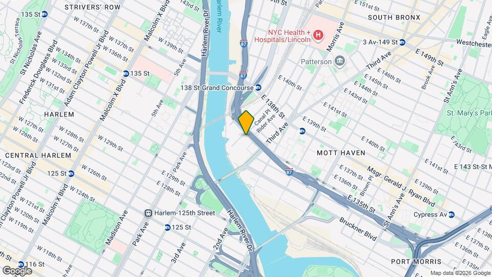 224 E 135th St Map and Location Details