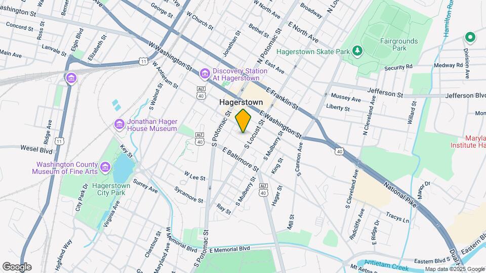 55 E Antietam St Map and Location Details
