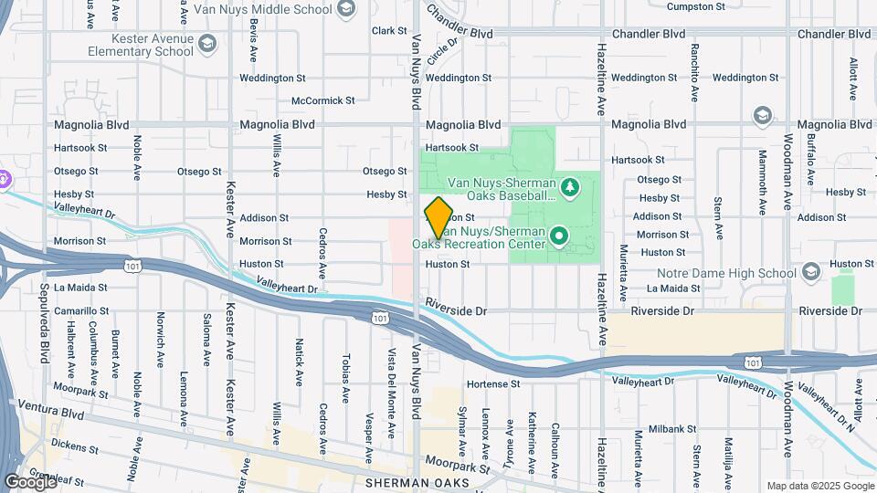 4920 Van Nuys Blvd Map and Location Details
