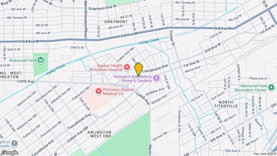 513 Tuscaloosa Ave Mapa y Detalles de la Ubicación
