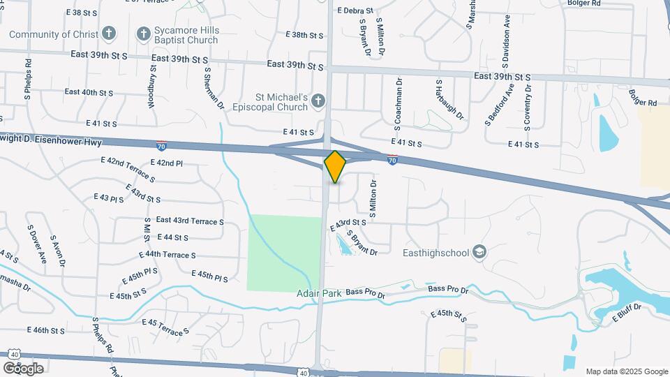4148 S Carriage Ln Map and Location Details