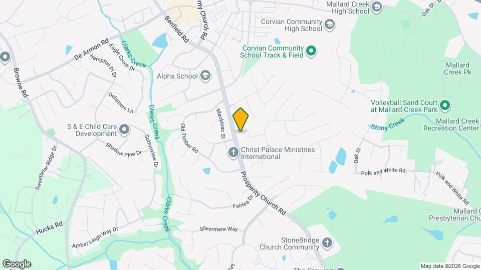 10203 Fairbourne Ct Map and Location Details