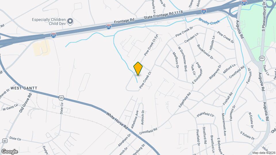 114 Pine Creek Court Ext Mapa y Detalles de la Ubicación