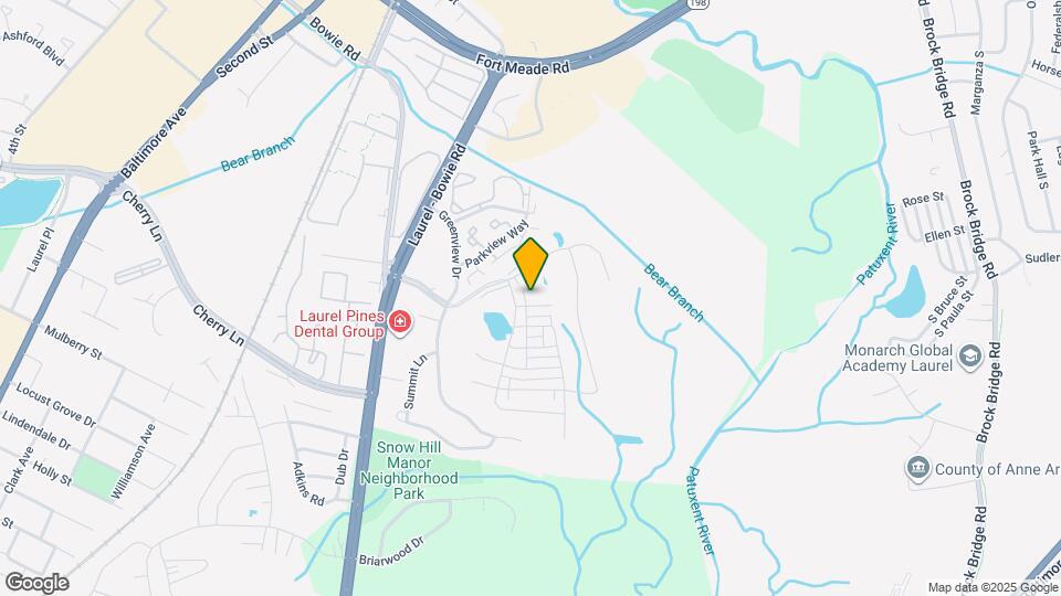 1109 Patuxent Greens Dr Map and Location Details