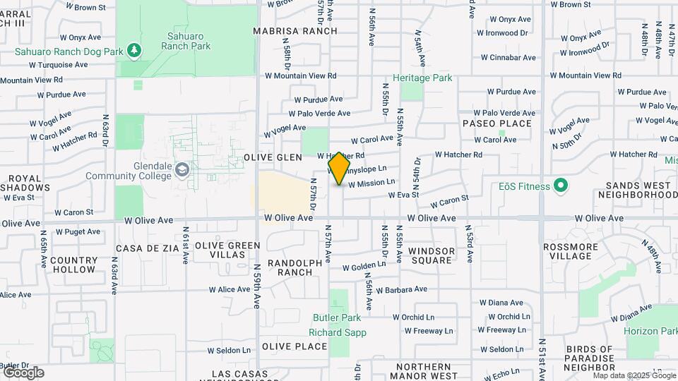 9114 N 56th Ln Mapa y Detalles de la Ubicación