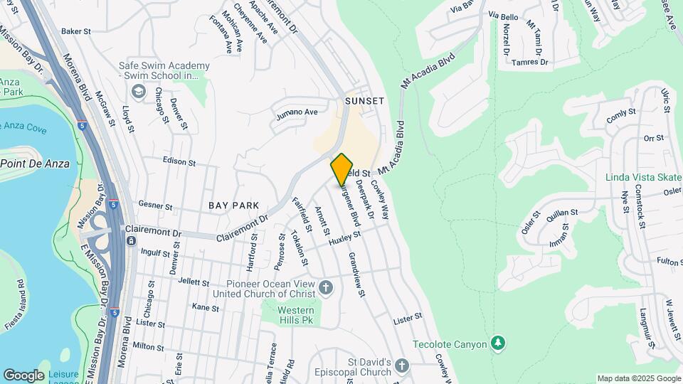 2844 Burgener Blvd, Unit Private Entry In Home Map and Location Details
