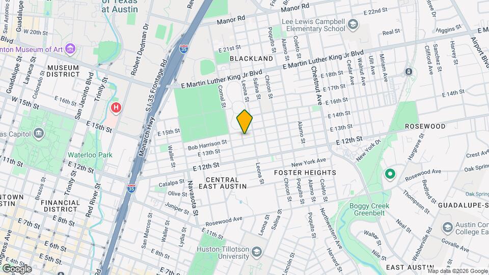 1307 Concho St Map and Location Details