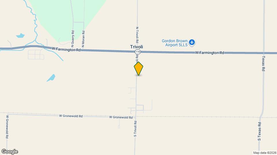 418 N Trivoli Rd Map and Location Details