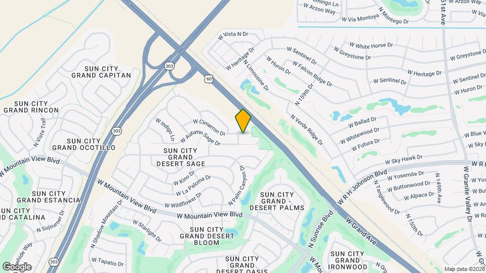 15707 W Cimarron Dr Map and Location Details