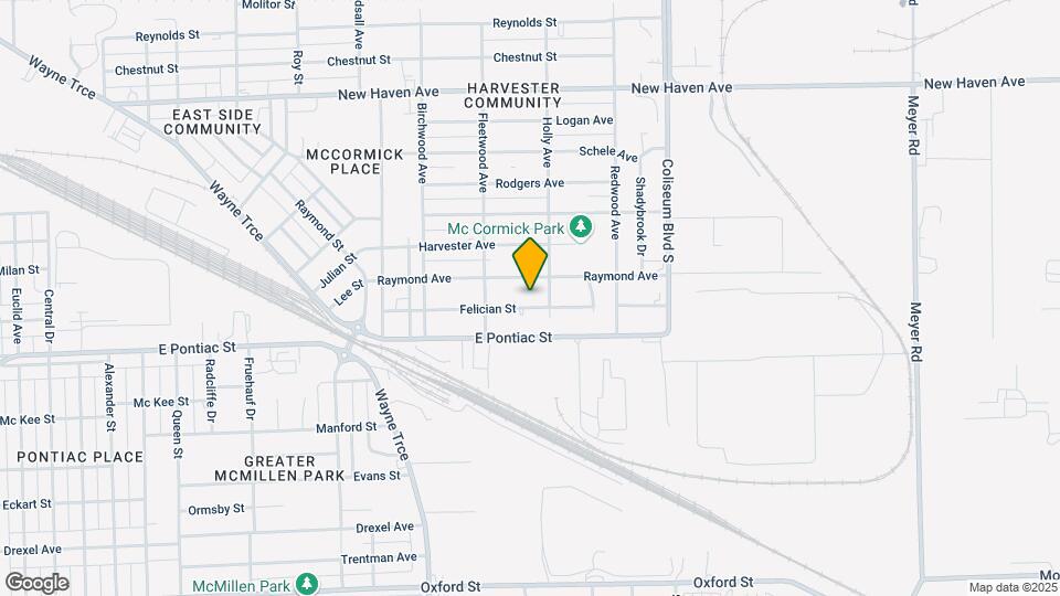 3515 Felician St Map and Location Details