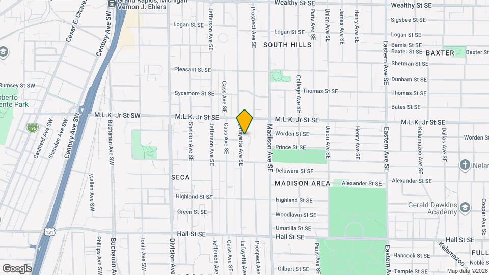 840 Lafayette Ave SE Map and Location Details