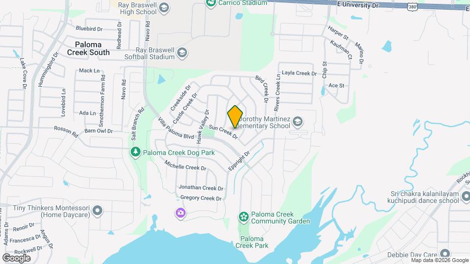 2601 Sun Creek Dr Map and Location Details