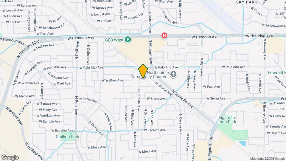 6527 N Lodi Ave Map and Location Details