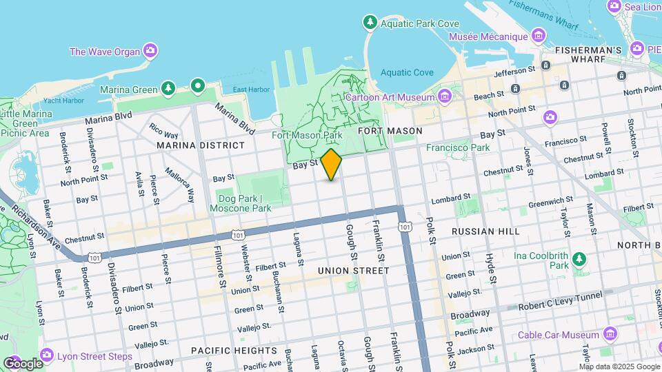 1441-1443 Francisco St Map and Location Details