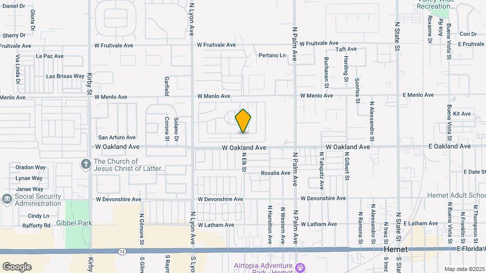 1365 Cordova Dr Map and Location Details