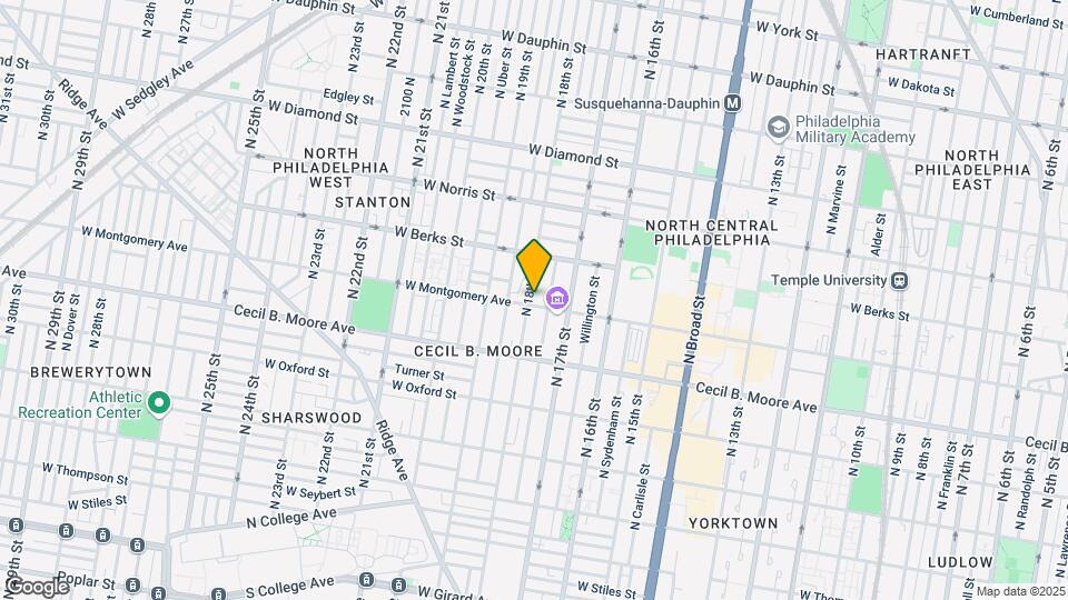 1737 W Montgomery Ave, Unit Unit2 Map and Location Details