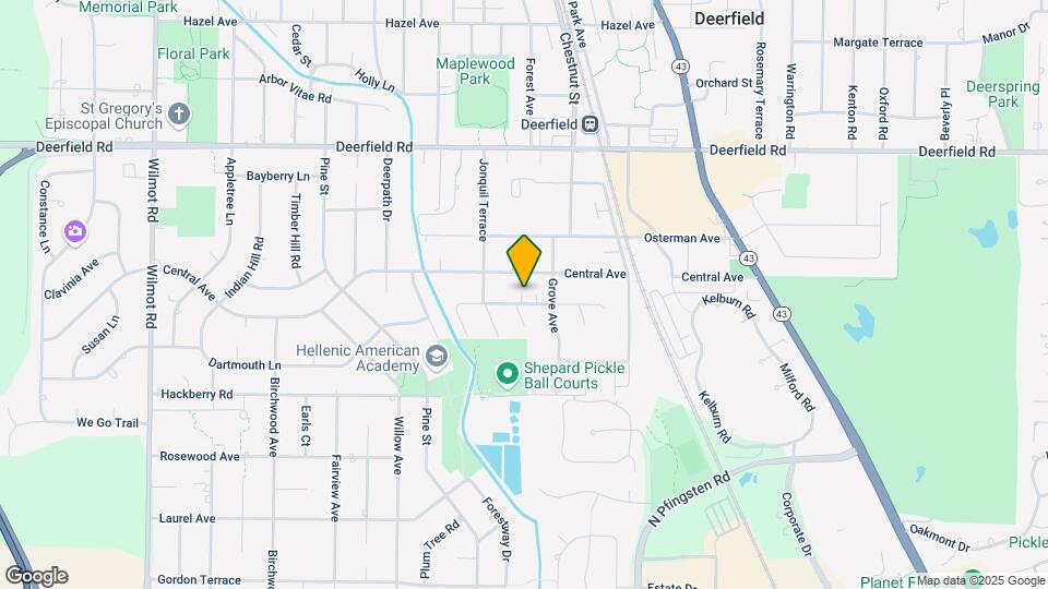 964 Brookside Ln Map and Location Details