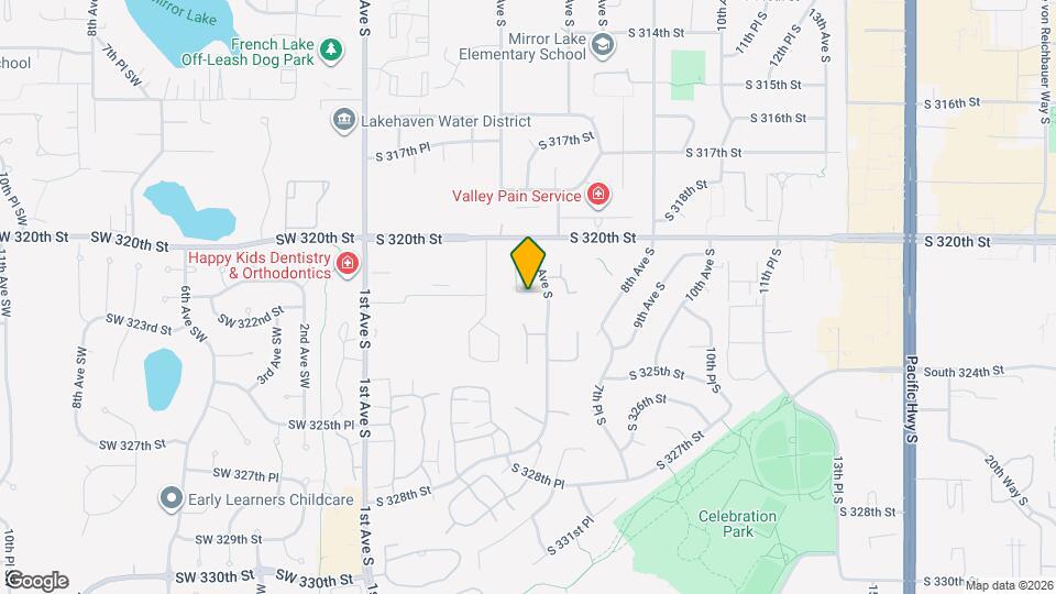 431 S 321st Pl, Unit V-1 Mapa y Detalles de la Ubicación