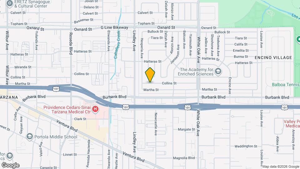 18020 Collins St Mapa y Detalles de la Ubicación