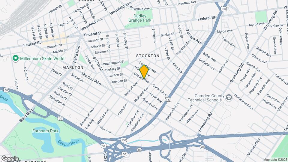 419 Garden Ave Map and Location Details