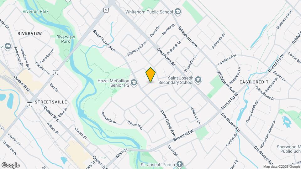 5715 Riverdale Crescent Map and Location Details