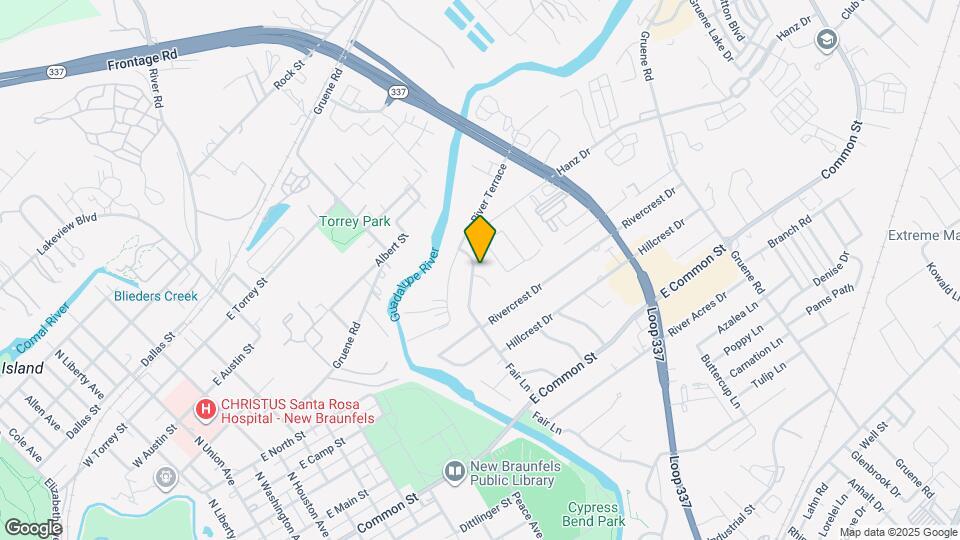 1215 Terrace Ct Map and Location Details