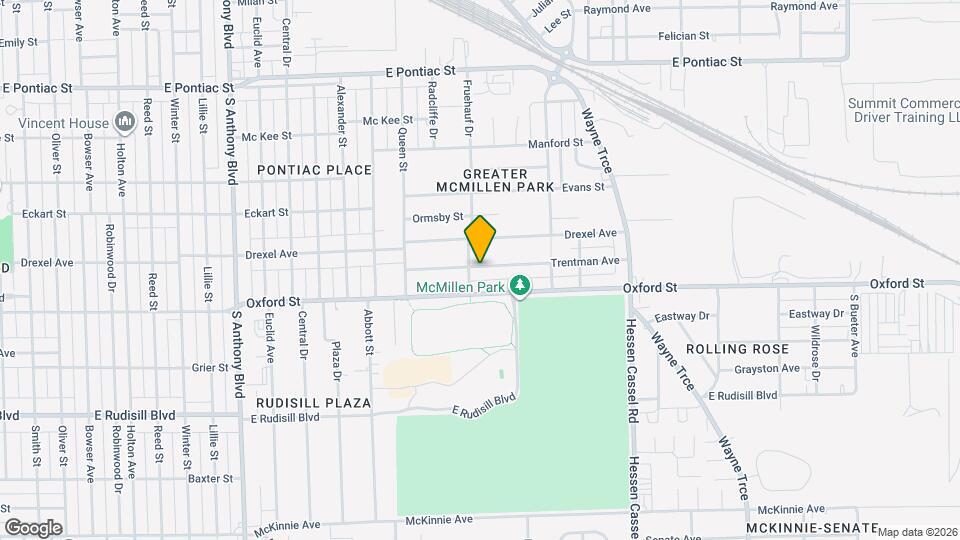 2610 Trentman Ave Map and Location Details