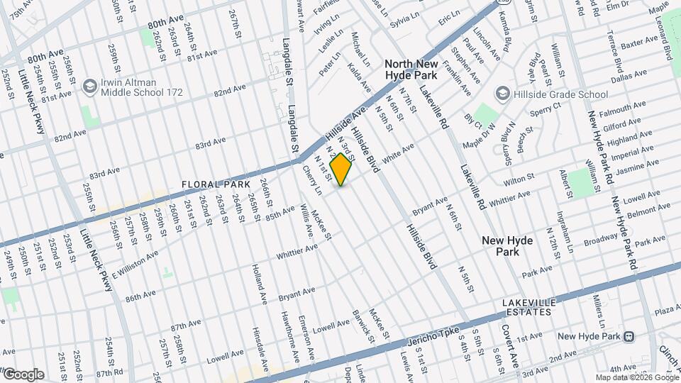986 N 1st St Mapa y Detalles de la Ubicación