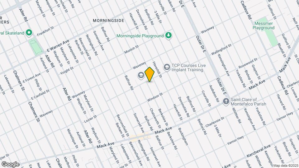 4000 Berkshire St Mapa y Detalles de la Ubicación