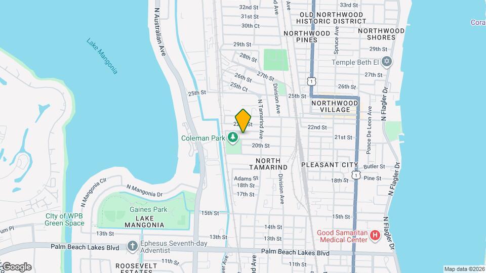 1043 21st St Map and Location Details