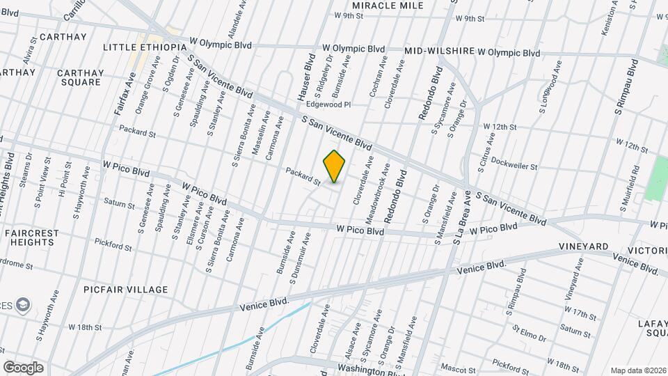 5311 Packard St Map and Location Details